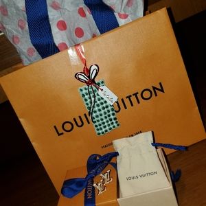 Louis Vuitton LV signature earrings